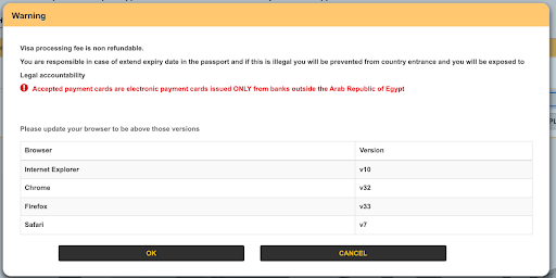 how to get egypt visa