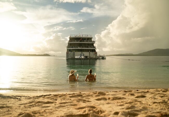 MV Yasawa Princess II at the Blue Lagoon